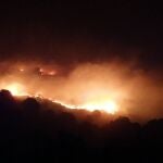 Incendio forestal en Roses (Girona). BOMBERS DE LA GENERALITAT