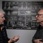 Juan Luis Arsuaga y Juan José Millás conversando