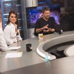 Óscar Martínez, Penélope Cruz y Antonio Banderas, en "El Hormiguero"