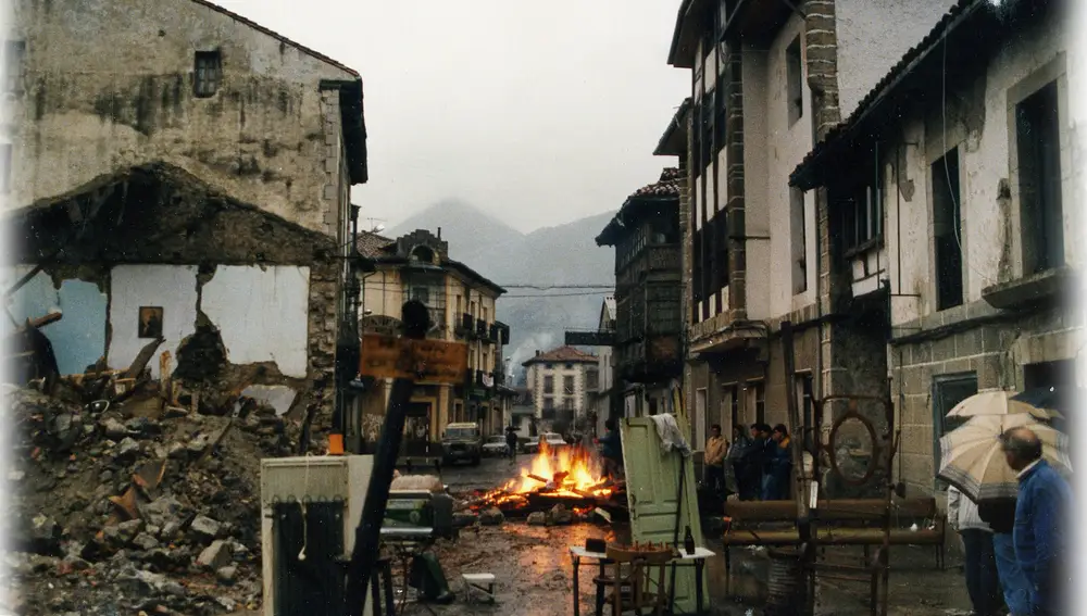 Barricadas en Riaño