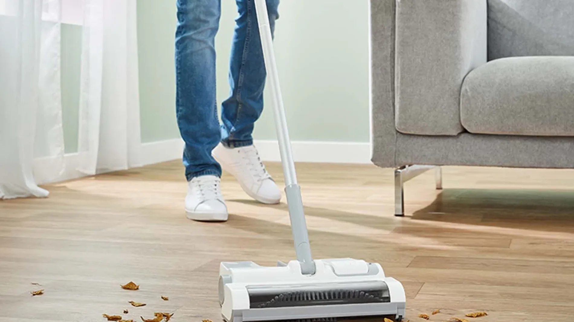 Escoba eléctrica recargable