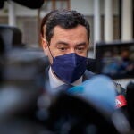 El presidente de la Junta de Andalucía, Juanma Moreno