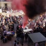 Enfrentamiento entre S'ha acabat y el Sepc en la UPF