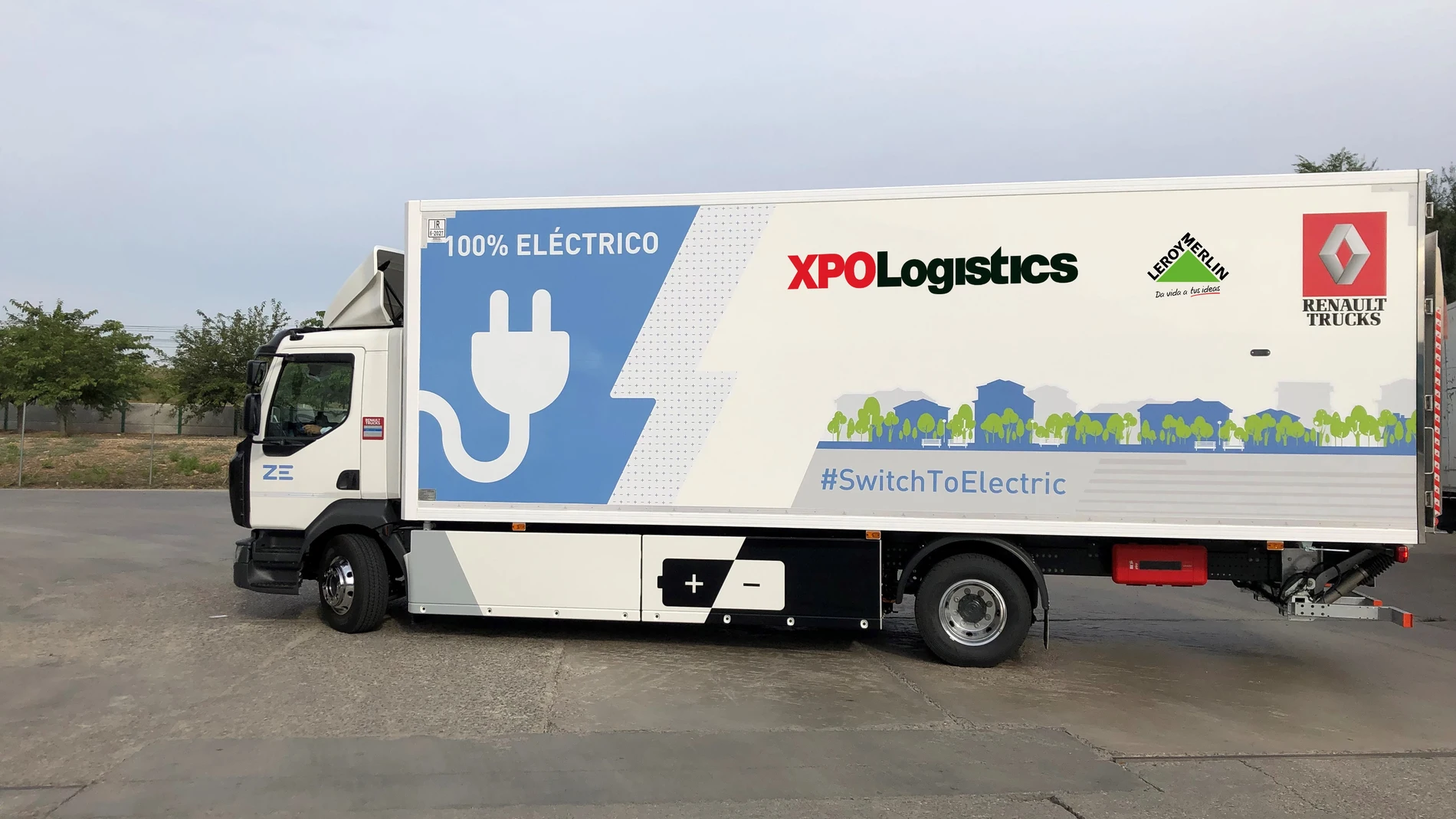 Camión eléctrico de Leroy Merlin. Al final de 2021 alcanzaron una reducción del 14% de las emisiones de la cadena de suministro