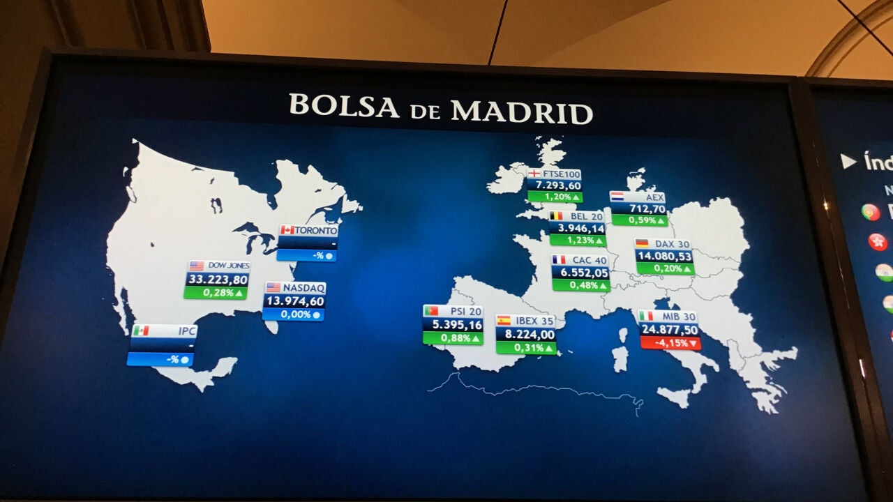 Las bolsas europeas rebotan con el petróleo y el gas a la baja