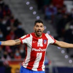 El delantero del Atlético de Madrid Luis Suárez. EFE/Mariscal