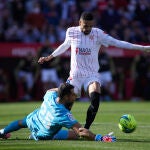 Youssef En-Nesyri con el Sevilla.