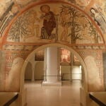 Pintura mural de la ermita de la Vera Cruz de Maderuelo. Anónimo. Siglo XII. Museo Nacional del Prado