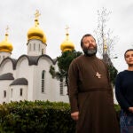 Andrey Kordochkin, con su mujer Alexandra