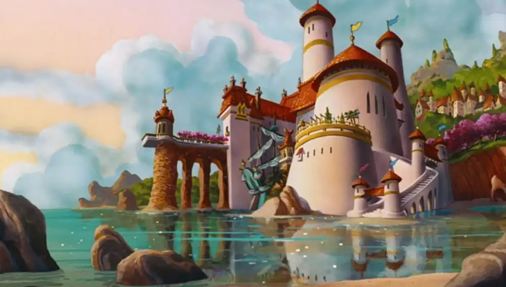 El castillo del príncipe Eric en “La Sirenita”