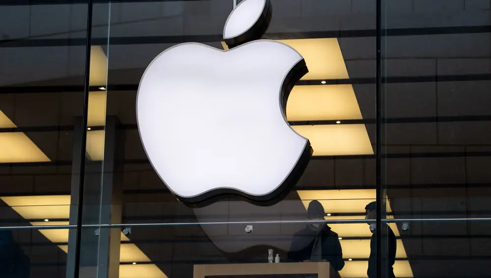 Logo de Apple en su sede de Múnich