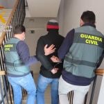 Fugado detenido en Pelarrodríguez (Salamanca). GUARDIA CIVIL 02/03/2022