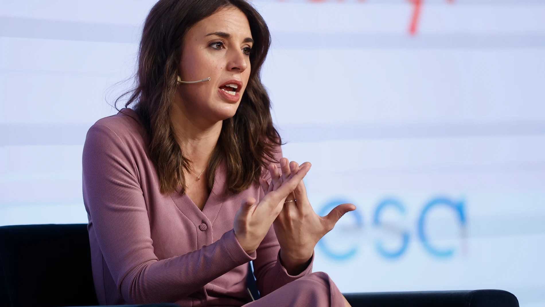 La ministra de Igualdad, Irene Montero