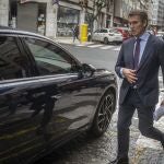 El presidente gallego, Alberto Núñez Feijóo, ayer en Santiago de Compostela