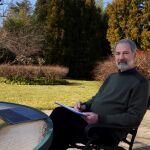 Charles Fefferman en su casa de Princeton