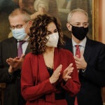 La ministra de Hacienda, María Jesús Montero, en el acto en el que ha recibido el Libro Blanco del comité de personas expertas para la reforma del sistema tributario