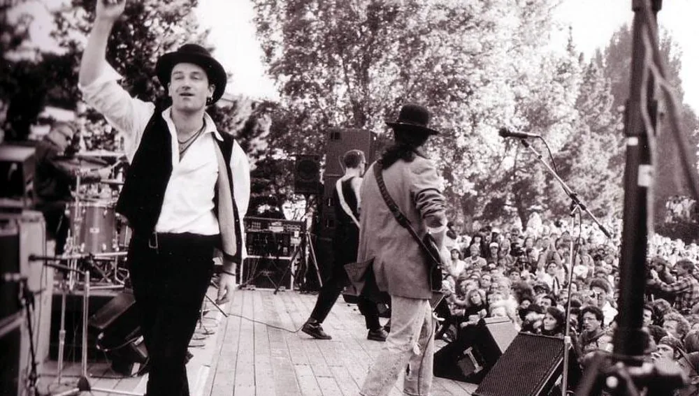 Imagen de la gira del disco, en San Francisco, EE.UU