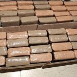 Droga incautada en el arresto del narcotraficante 'Don Carlos'. POLICÍA NACIONAL MÁLAGA