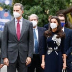 La Reina Letizia y el Rey Felipe en Málaga.