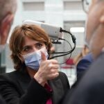 La fiscal general del Estado, Dolores Delgado, en el acto conmemorativo del "40º Aniversario de la aprobación del Estatuto Orgánico del Ministerio Fiscal" en Bilbao