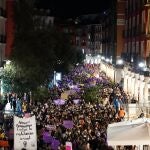 Manifestación multitudinaria del 8M en Valladolid