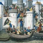 Toma de Constantinopla por los cruzados en 1204