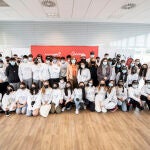 Las deportistas compartieron su experiencia con jóvenes en el día Internacional de la Mujer