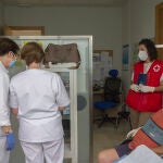 Voluntarios de Cruz Roja trabajan durante los meses de pandemia