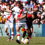 El centrocampista del Rayo Vallecano, Santi Comesaña. EFE / Chema Moya.