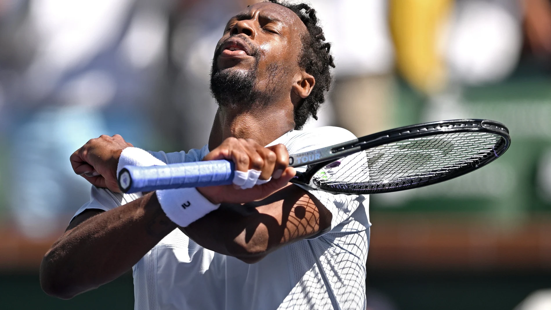 Gael Monfils, después de derrotar en tercera ronda de Indian Wells a Daniil Medvedev