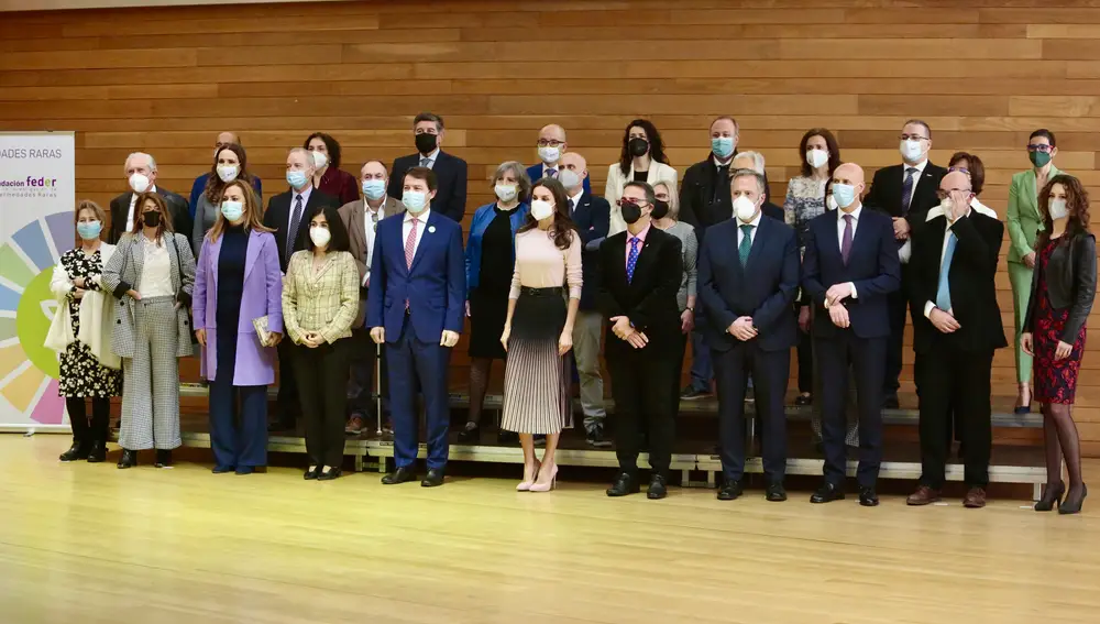 La reina Letizia preside en León el el acto conmemorativo del Día Mundial de Enfermedades Raras, organizado por la Federación Española de Enfermedades Raras (Feder)