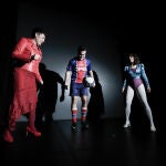Nerea Moreno (izda.), Alberto Fonseca y Karina Garantivá