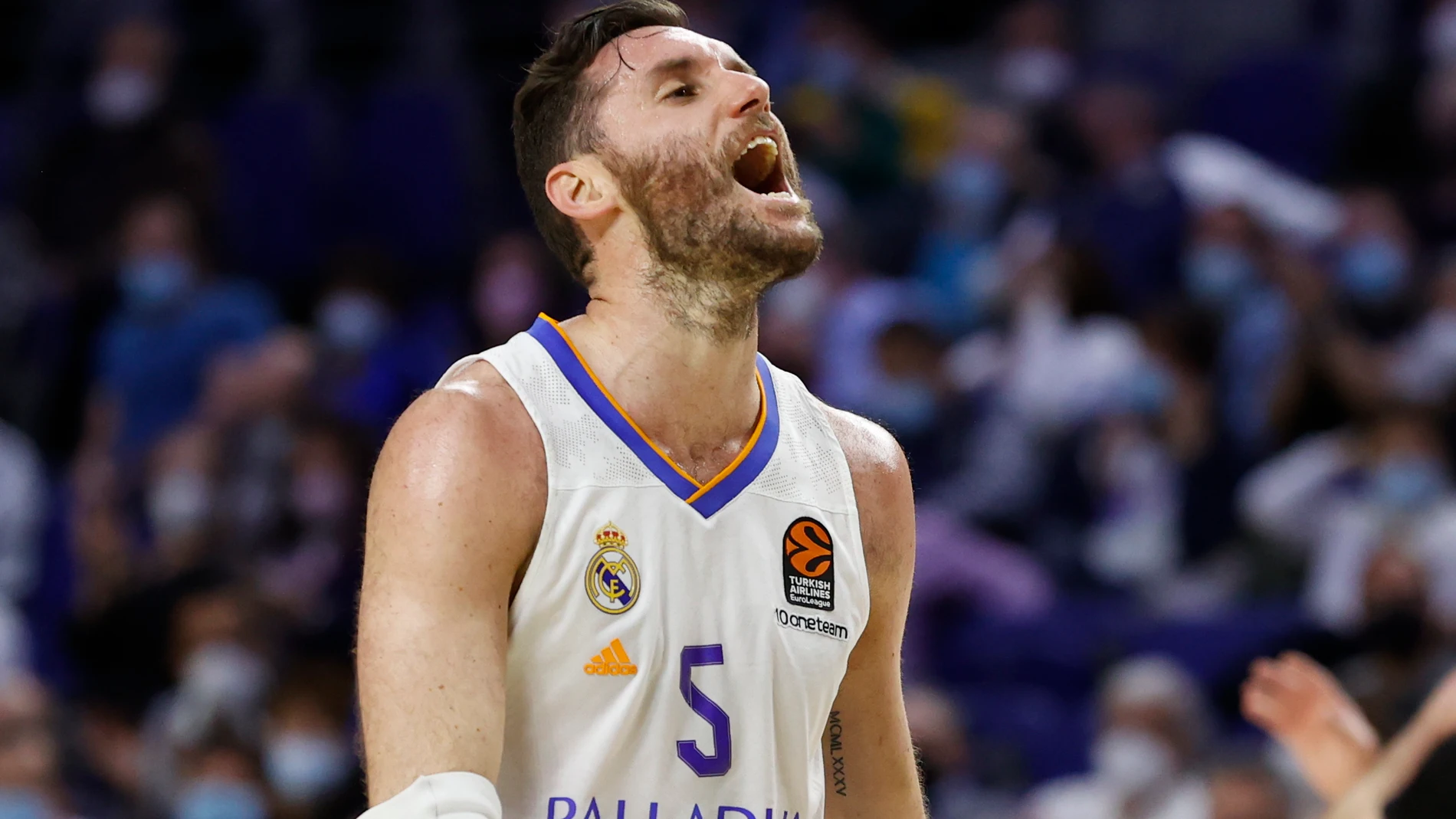Rudy Fernández fue el mejor jugador del Madrid en la victoria ante el Villeurbanne