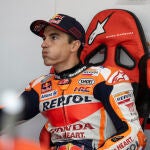 Marc Márquez, durante el Gran Premio de Indonesia