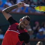 Nick Kyrgios descarga toda su rabia en el partido contra Rafa Nadal.