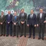 Inauguración de Agrovid y Sieb, con la presencia de Óscar Puente, Carlos Pollán, Jorge Llorente, Víctor Caramanzana y Alberto Llorente, entre otros