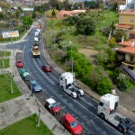 Una de las calles de Plasencia, un pueblo en la provincia de Cáceres de unos 40.000 habitantes