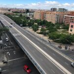 Aspecto actual que presenta el paso elevado de Pedro Bosch