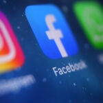 Los iconos de Instagram, Facebook y WhatsApp