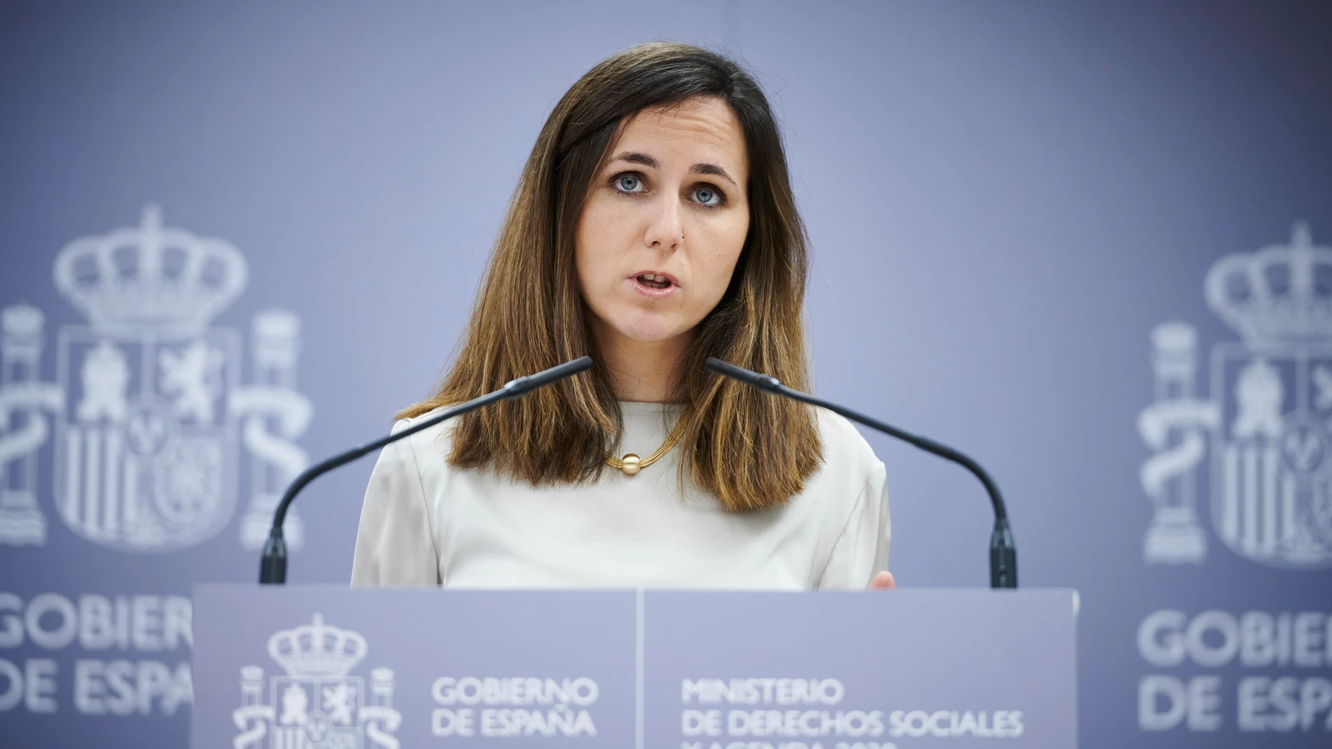 La Ministra de Derechos Sociales y Agenda 2030, Ione Belarra