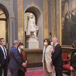 La presidenta de la Diputación de Palencia, Ángeles Armisén, participa en la presentación en la Cámara Alta del estudio "Evolución de la percepción de los avances realizados en la España Despoblada"