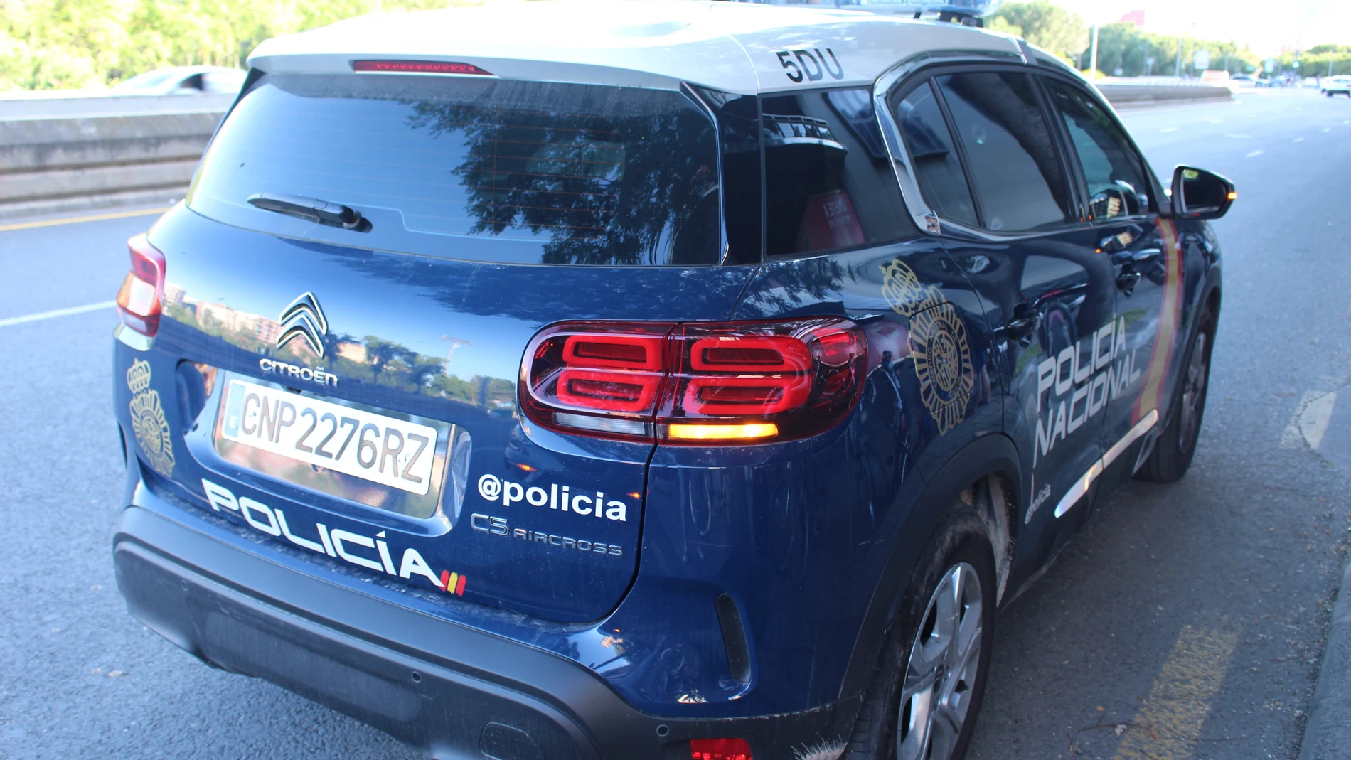 Coche patrulla de la Policía Nacional