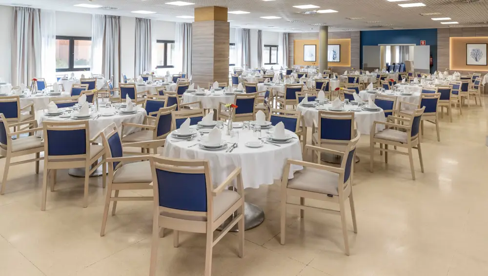 Comedor de la residencia de Concha Velasco