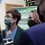 La directora general de la Guardia Civil, María Gámez, y la consejera de Presidencia del Gobierno de Aragón, Mayte Pérez, durante el acto de presentación del proyecto de nueva Comandancia EUROPA PRESS. 31/03/2022