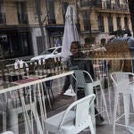 Terrazas de restaurantes en la calle Ponzano de Madrid