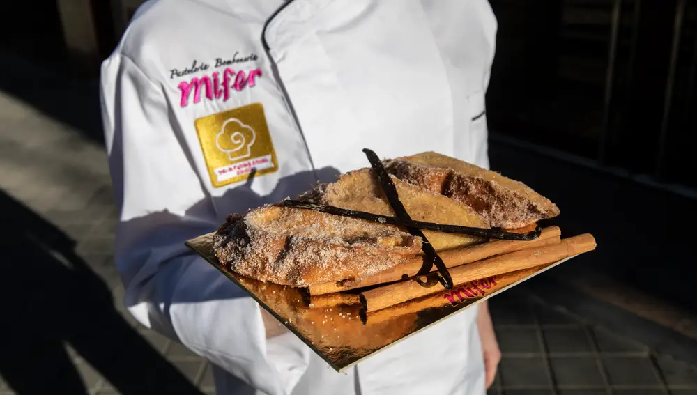 Jaime Sierra pastelero de Mifer ganador del premio a las mejores torrijas de Madrid