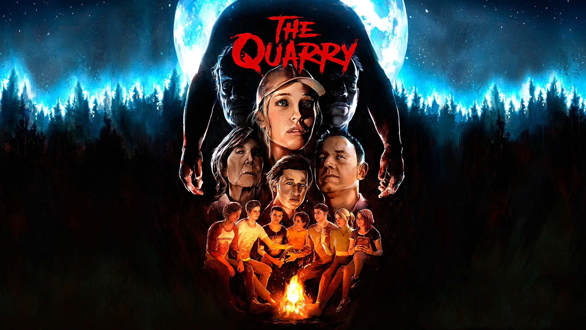 Imagen promocional estilo "slasher" ochentero para "The Quarry".