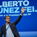 Alberto Núñez Feijóo en el XX Congreso Nacional del PP