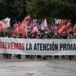 Manifestación de la Plataforma Salvemos la Atención Primaria