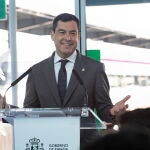 El presidente de la Junta de Andalucía, Juanma Moreno